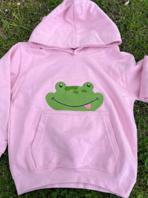 Frog Peeking Hoody 5-6 years