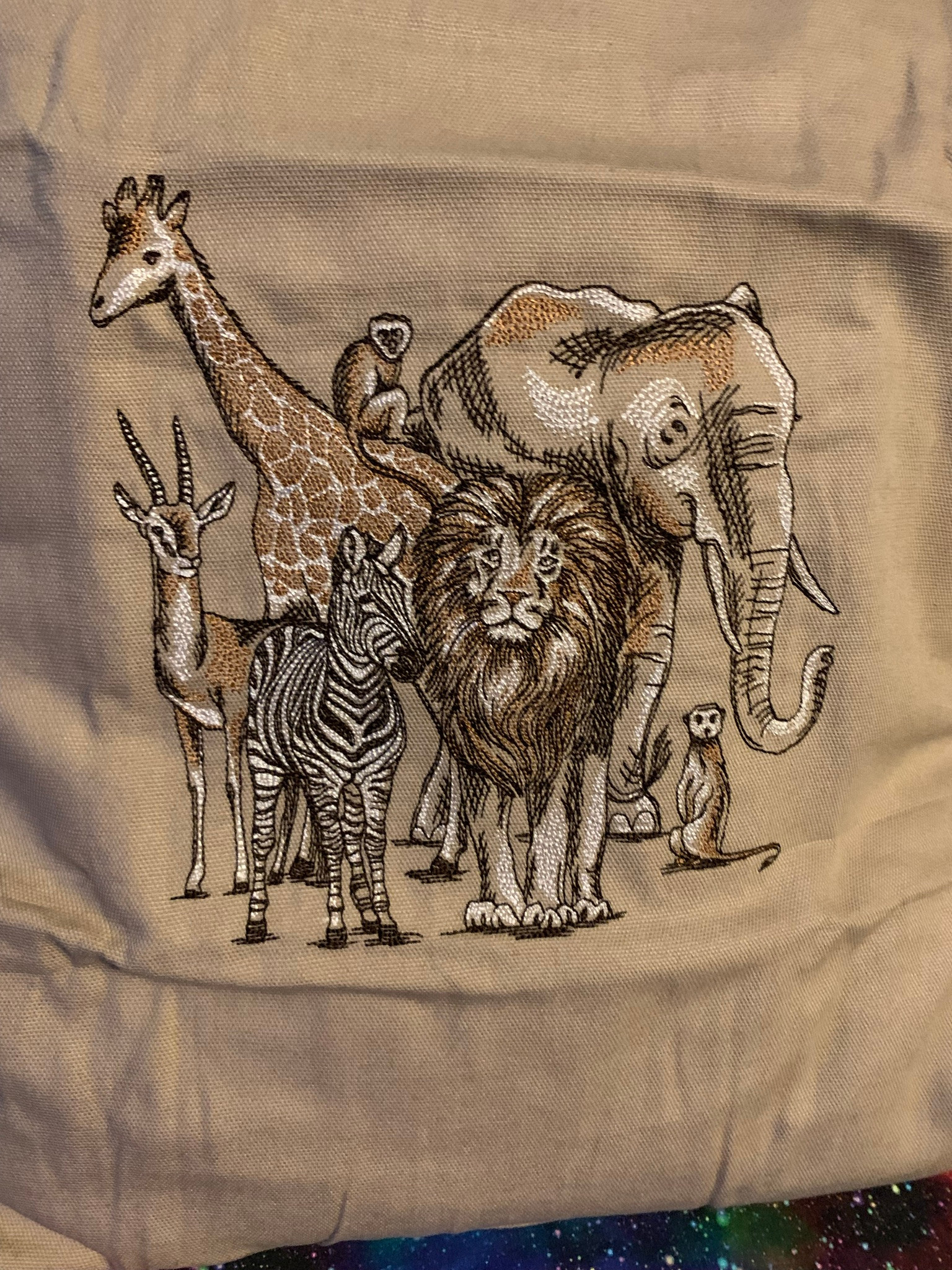 Wild Safari Animal Medley Cushion - Image 2