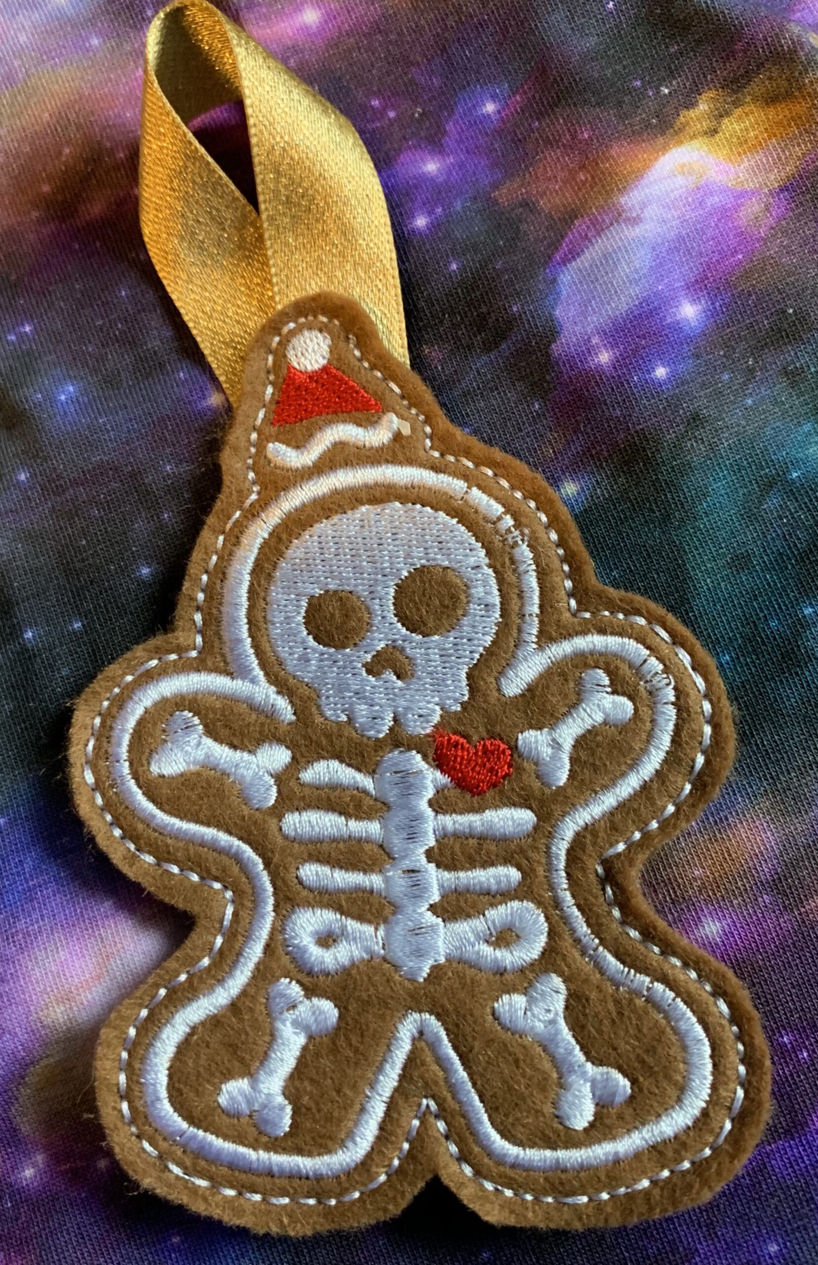 Skeleton gingerbread man ornament - Image 2