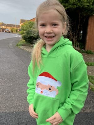 Christmas peeking hoodies