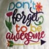 Don’t forget to be awesome