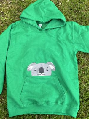 Koala Peeking Hoody 12-13 years