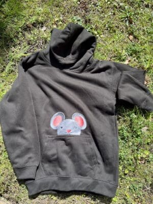 Mouse Peeking Hoody 12-13 years