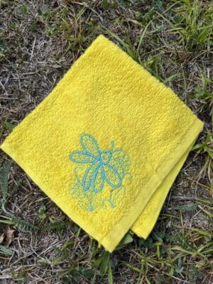 Dragonfly washcloth
