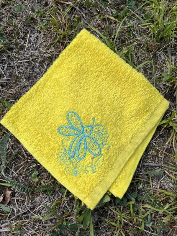 Dragonfly washcloth