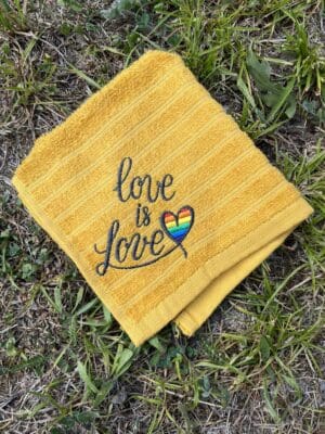 Love is love washcloth