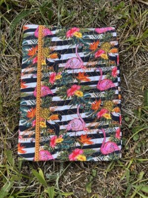 Flamingo and toucan notebook