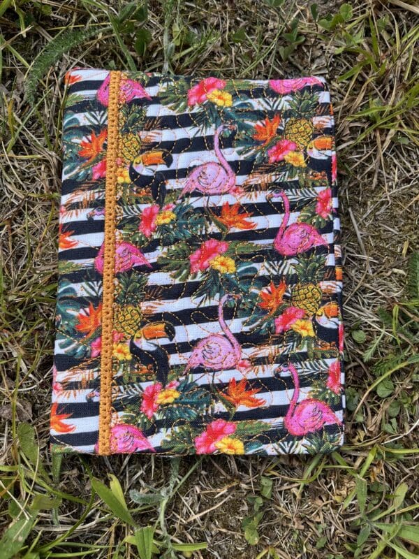 Flamingo and toucan notebook