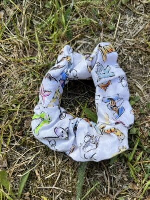 Animal Letters Scrunchy