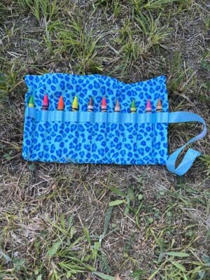 Blue Leopard Art Roll (Large)