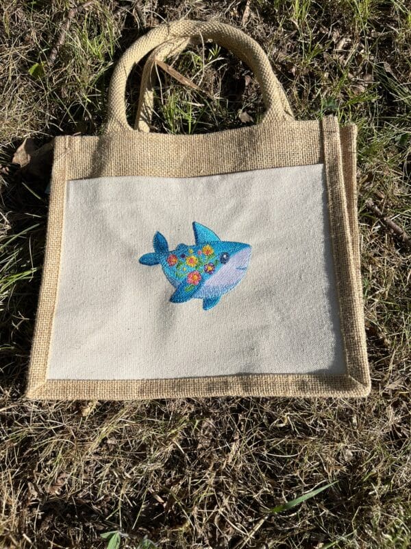 Shark Jute Bag - Small