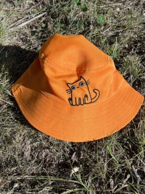 Cat - Orange ~ Child (Large) Bucket Hat