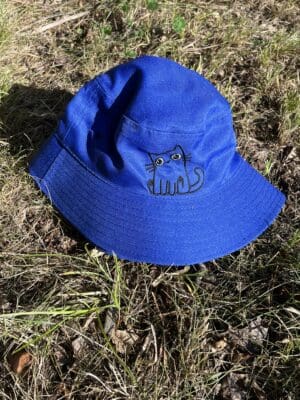 Cat - Blue ~ Teen Bucket Hat
