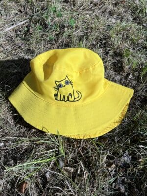 Cat - Yellow ~ Adult Bucket Hat