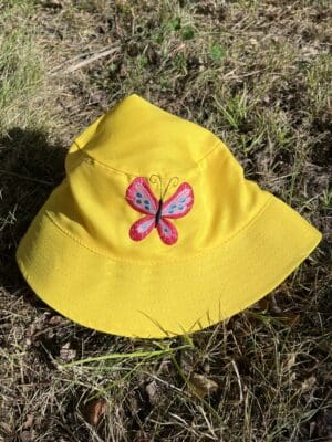 Butterfly - Yellow ~ Adult Bucket Hat