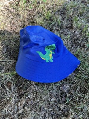 Dinosaur - Blue ~ Child (Small) Bucket Hat