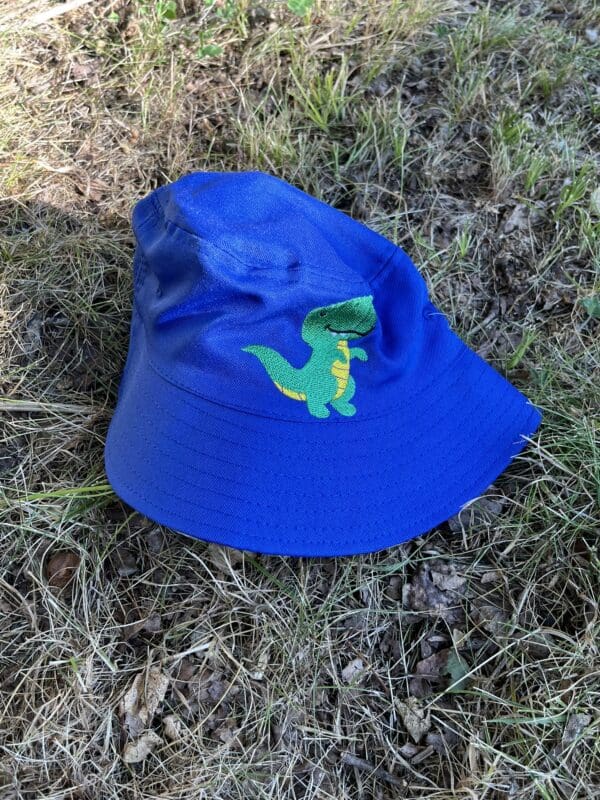 Dinosaur - Blue ~ Child (Small) Bucket Hat