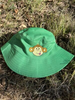 Monkey - Green ~ Child (Small) Bucket Hat