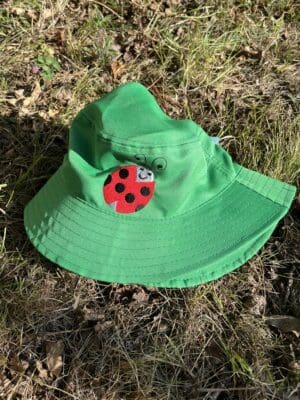 Ladybug - Green ~ Child (Large) Bucket Hat