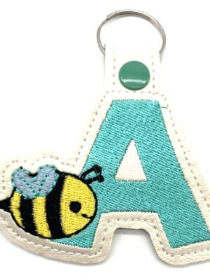 Initial Bee Keyfob