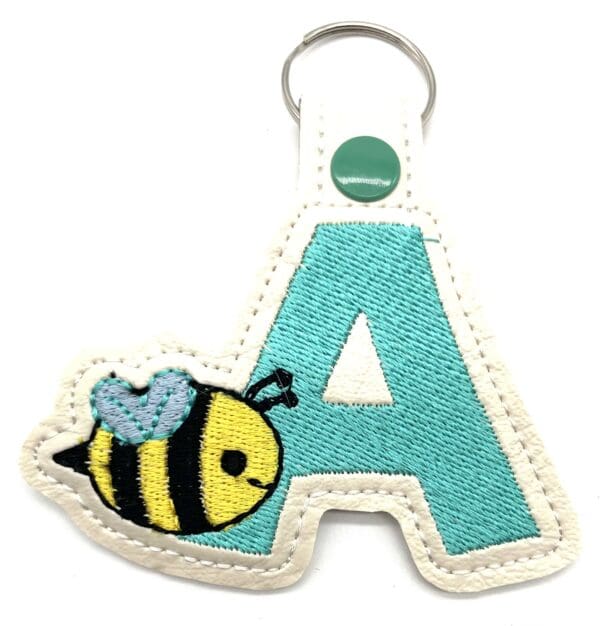 Initial Bee Keyfob