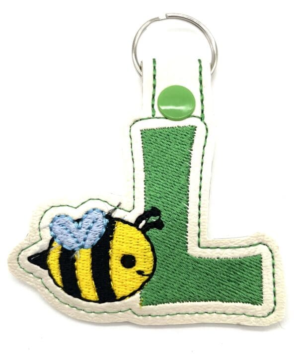 Initial Bee Keyfob - Image 10