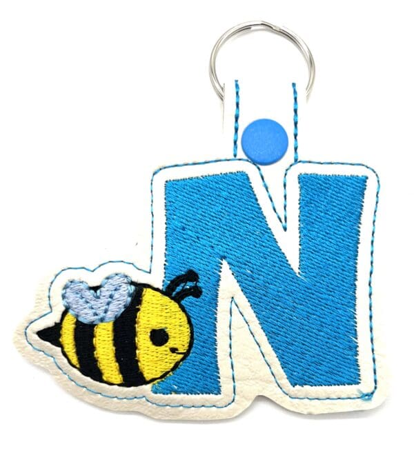 Initial Bee Keyfob - Image 11