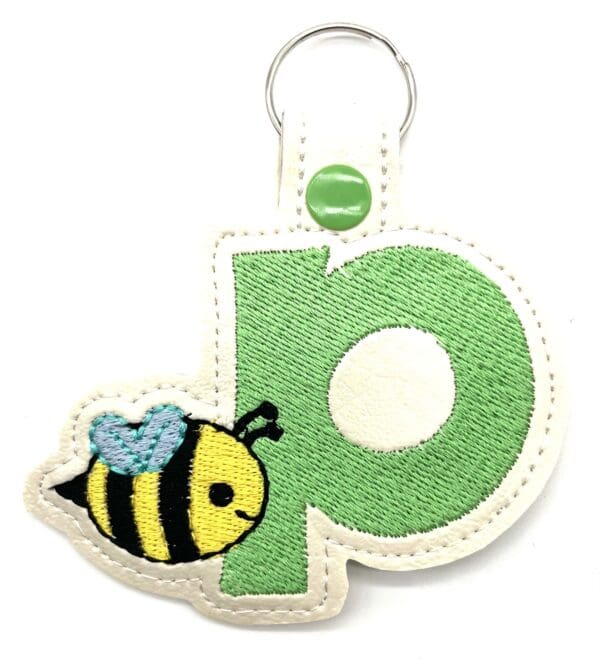 Initial Bee Keyfob - Image 12