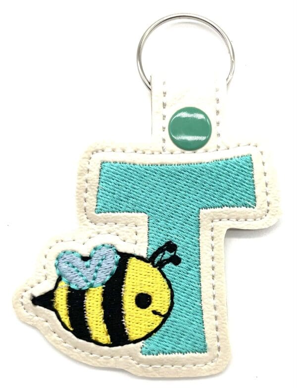 Initial Bee Keyfob - Image 16