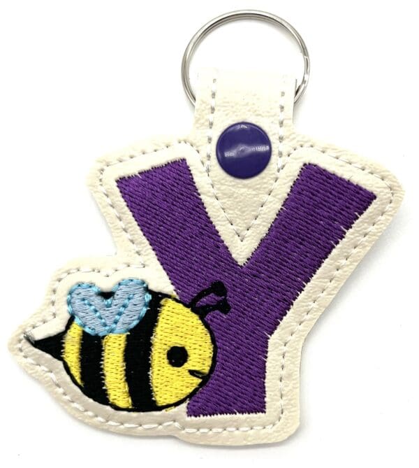 Initial Bee Keyfob - Image 21