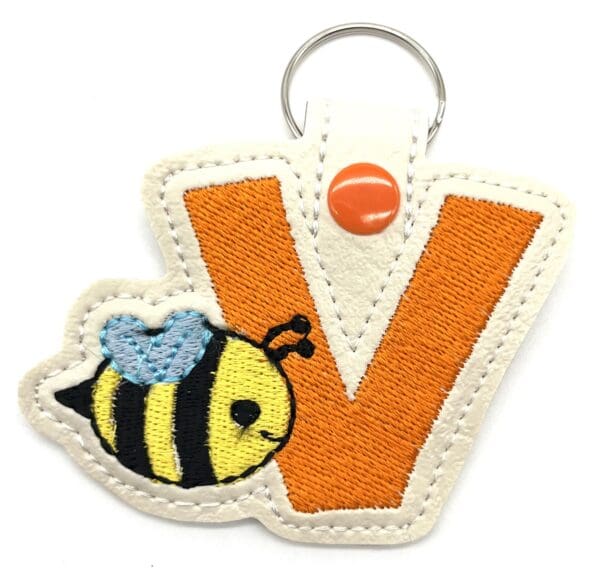 Initial Bee Keyfob - Image 19