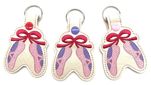 Ballet Shoes Keyfob