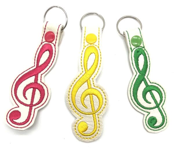 Treble Clef keyfob