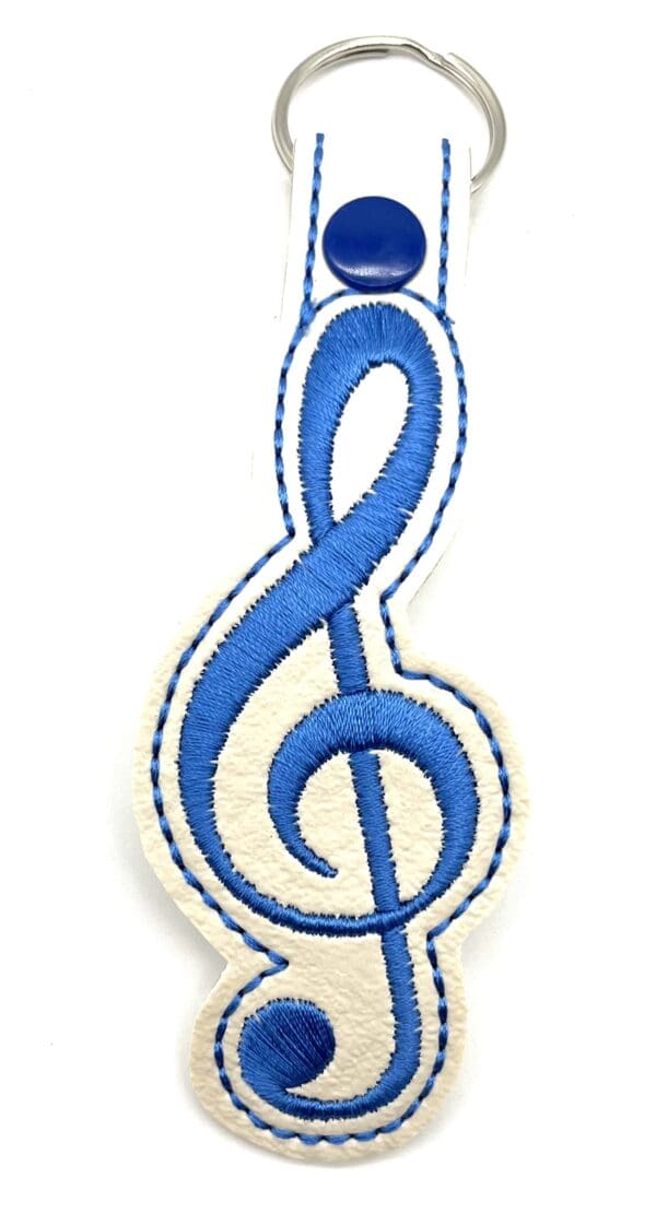 Treble Clef keyfob - Image 2