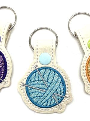 Knitting Keyfob