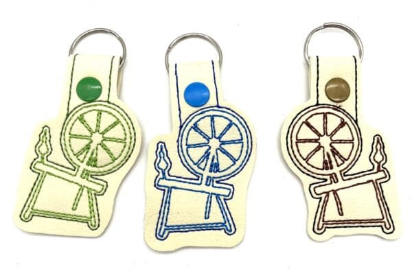 Spinning wheel keyfob