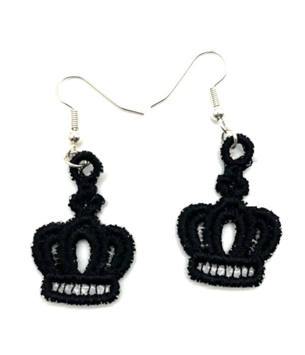 Crown earrings