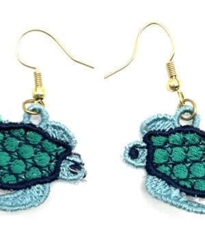 Turtle earrings
