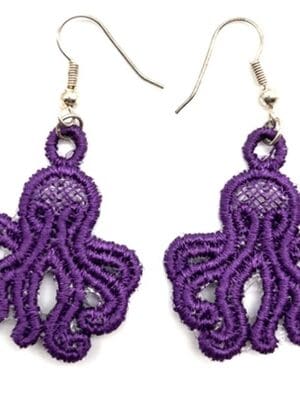 Octopus earrings