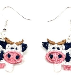 Cow earrings