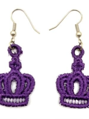 Crown earrings