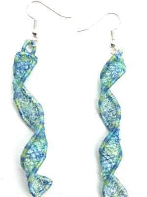 Swirly earrings