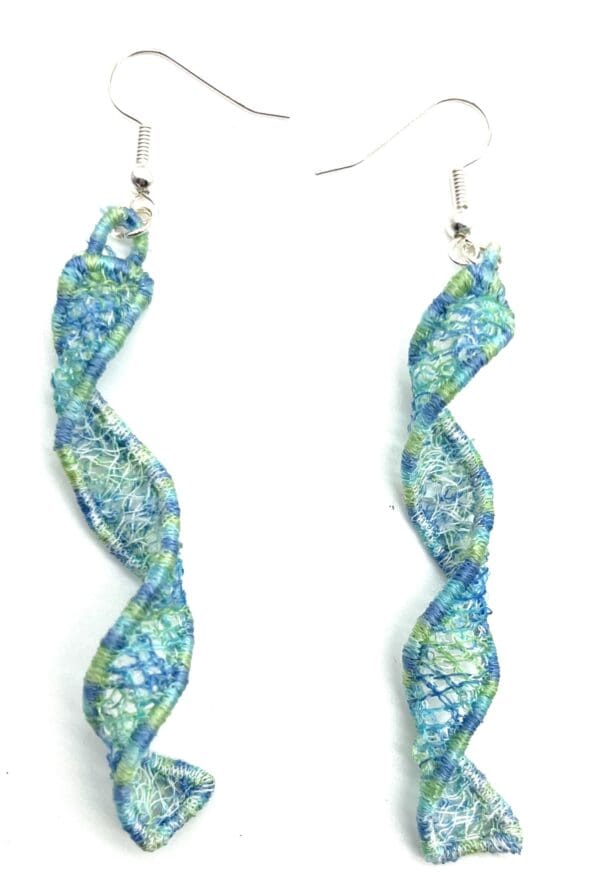 Swirly earrings