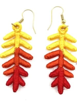 Frond earrings