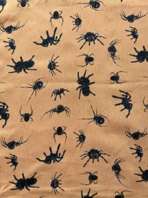 Spiders cotton fabric
