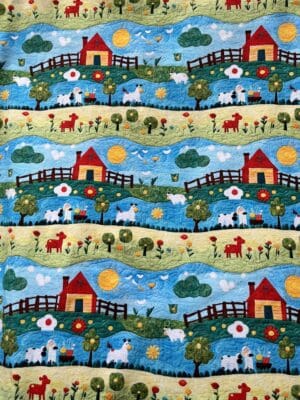 Farm Cotton/Lycra Fabric