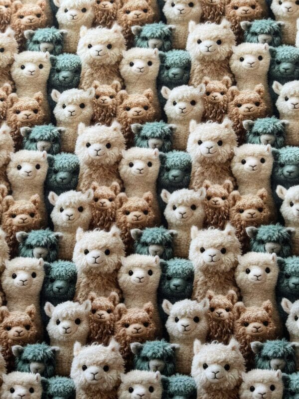 Alpacas Cotton/Lycra Fabric