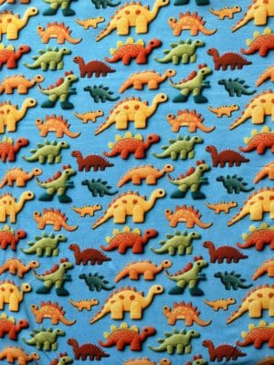 Dinosaurs Cotton/Lycra Fabric