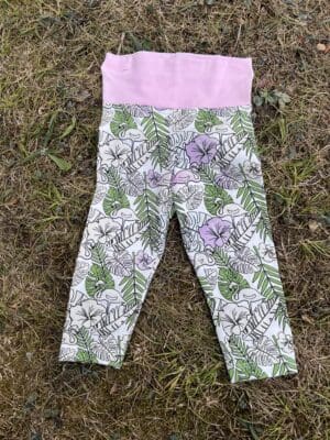 Ladybug Leggings: Flamingos 12-18m