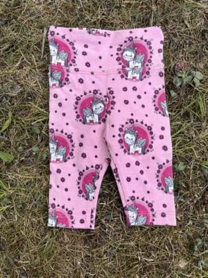 Ladybug leggings: Unicorns 0-3m